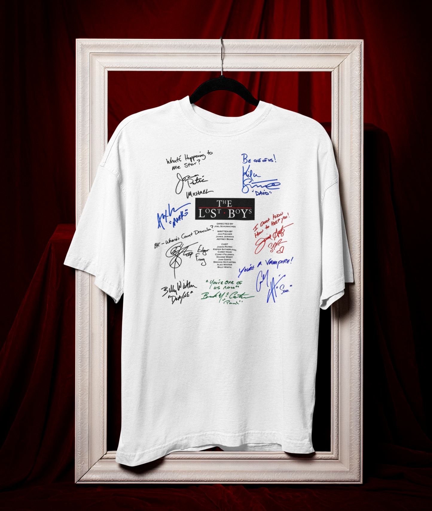 LOST, BOYS, Iconic Signature T, Awesome Gift, Personal Memorabilia, T Shirt, Gift, Present, Christmas, Valentines, TV, Film, Cinema, Hollywood.