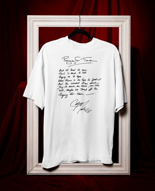 GEORGE, MICHAEL, Iconic Signature Lyrics T-Shirt, Awesome Gift, Personal Memorabilia, T Shirt, Gift, Present, Christmas, Valentines, TV, Film, Cinema, Hollywood.
